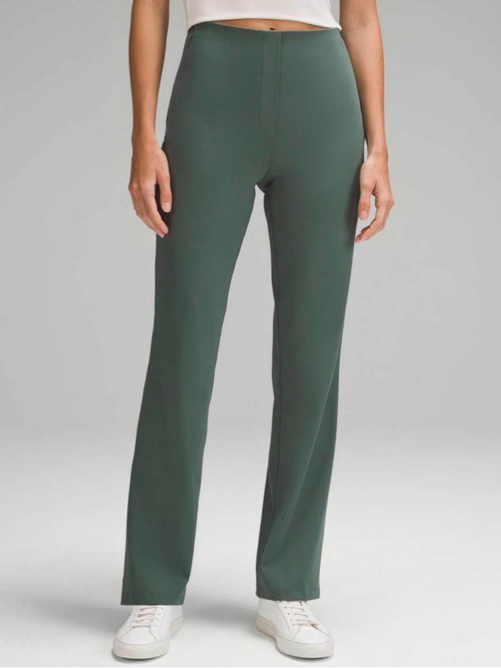 Lululemon Athletica Smooth Fit Pull-On High-Rise pants Dark Forest Green Pants